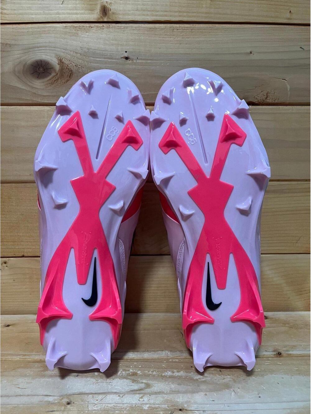 New Nike Alpha Menace 4 Pro NRG Racer Pink Football Cleats HJ4568-600 Men’s 12 - Picture 4 of 6